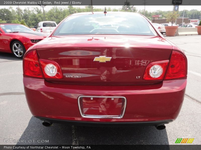 Red Jewel / Ebony 2009 Chevrolet Malibu LT Sedan