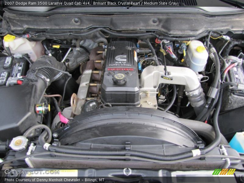 2007 Ram 3500 Laramie Quad Cab 4x4 Engine - 5.9 Liter OHV 24-Valve Turbo Diesel Inline 6 Cylinder
