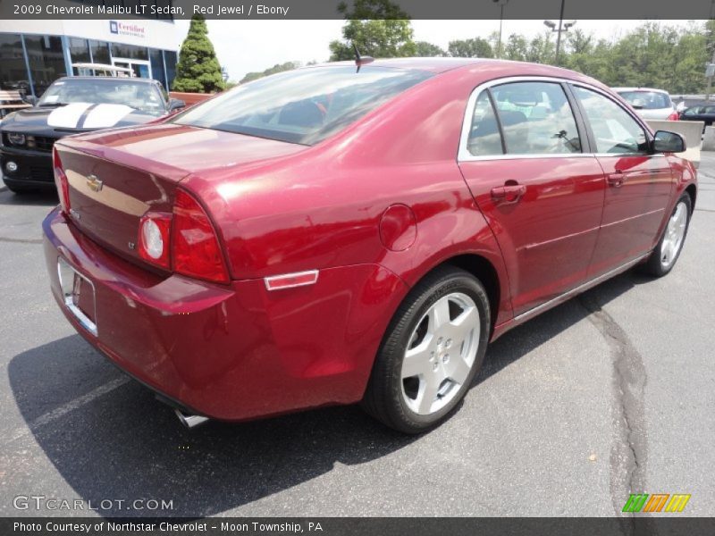 Red Jewel / Ebony 2009 Chevrolet Malibu LT Sedan