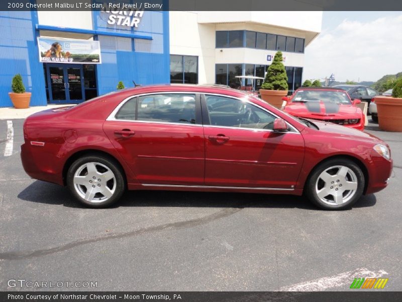 Red Jewel / Ebony 2009 Chevrolet Malibu LT Sedan