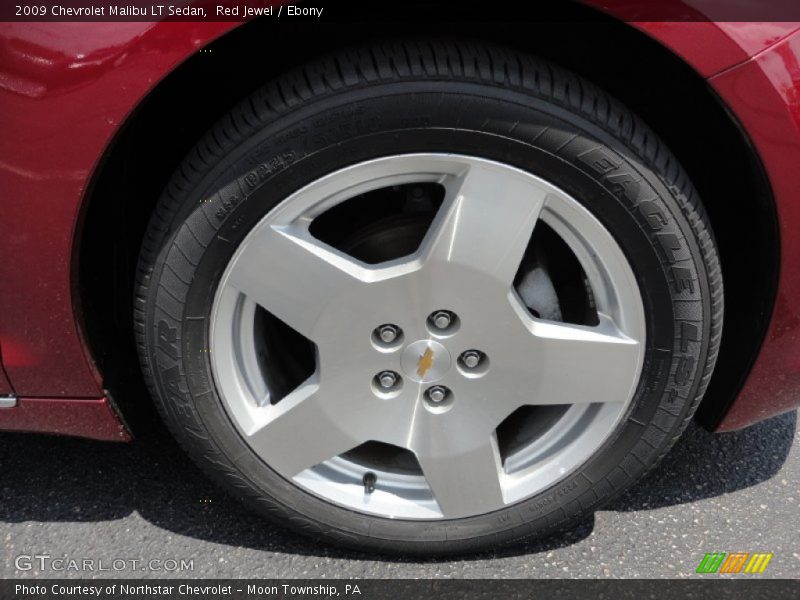 Red Jewel / Ebony 2009 Chevrolet Malibu LT Sedan