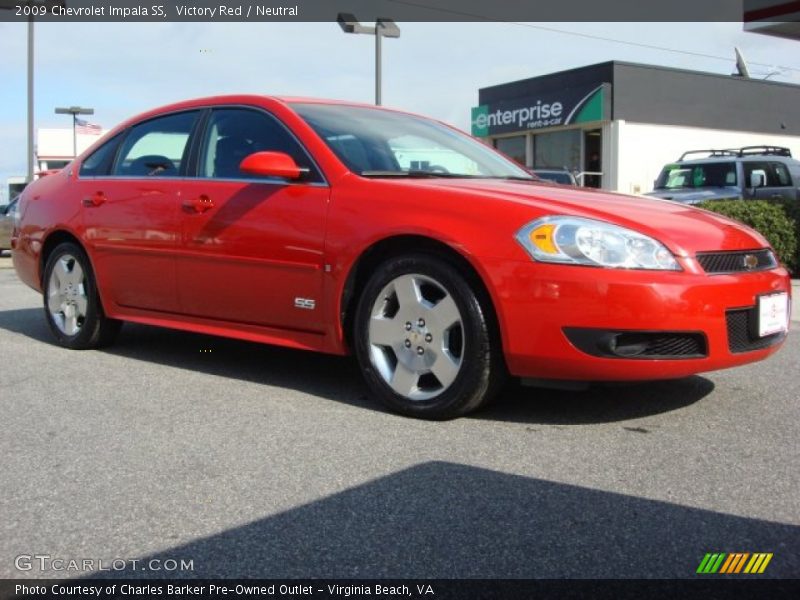 Victory Red / Neutral 2009 Chevrolet Impala SS