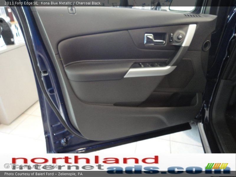 Kona Blue Metallic / Charcoal Black 2011 Ford Edge SE