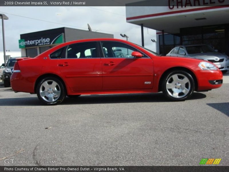 Victory Red / Neutral 2009 Chevrolet Impala SS