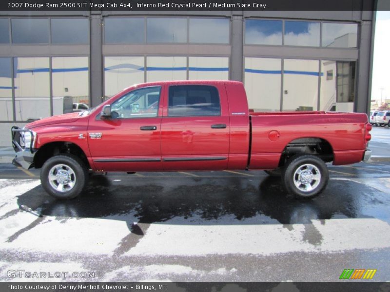 2007 Ram 2500 SLT Mega Cab 4x4 Inferno Red Crystal Pearl