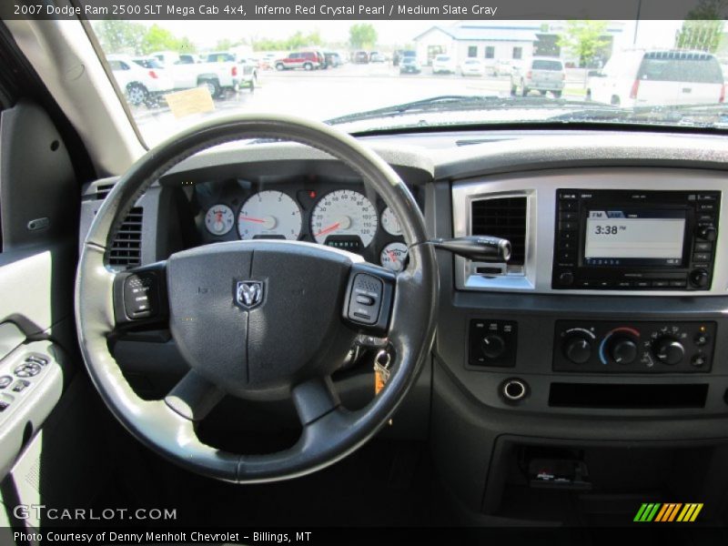 Inferno Red Crystal Pearl / Medium Slate Gray 2007 Dodge Ram 2500 SLT Mega Cab 4x4