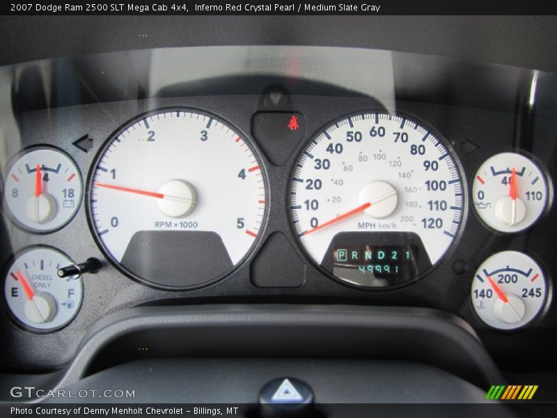  2007 Ram 2500 SLT Mega Cab 4x4 SLT Mega Cab 4x4 Gauges