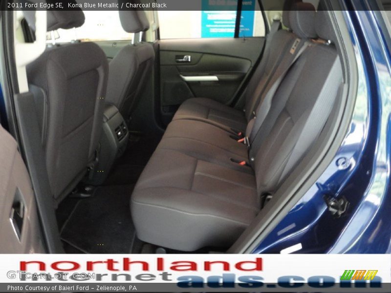 Kona Blue Metallic / Charcoal Black 2011 Ford Edge SE