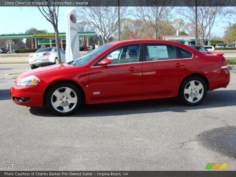 Victory Red / Neutral 2009 Chevrolet Impala SS