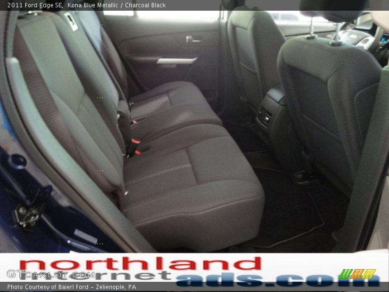 Kona Blue Metallic / Charcoal Black 2011 Ford Edge SE