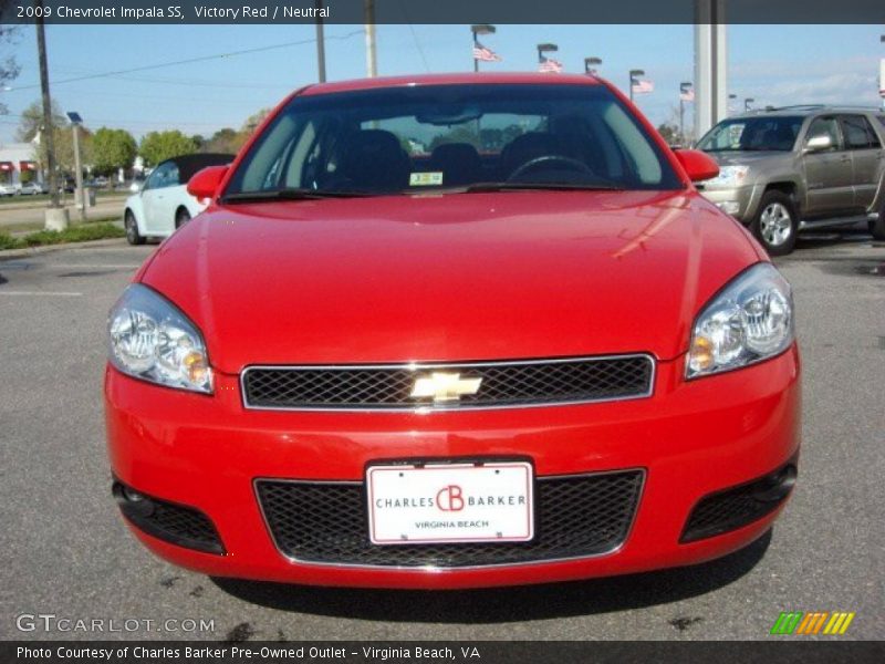 Victory Red / Neutral 2009 Chevrolet Impala SS