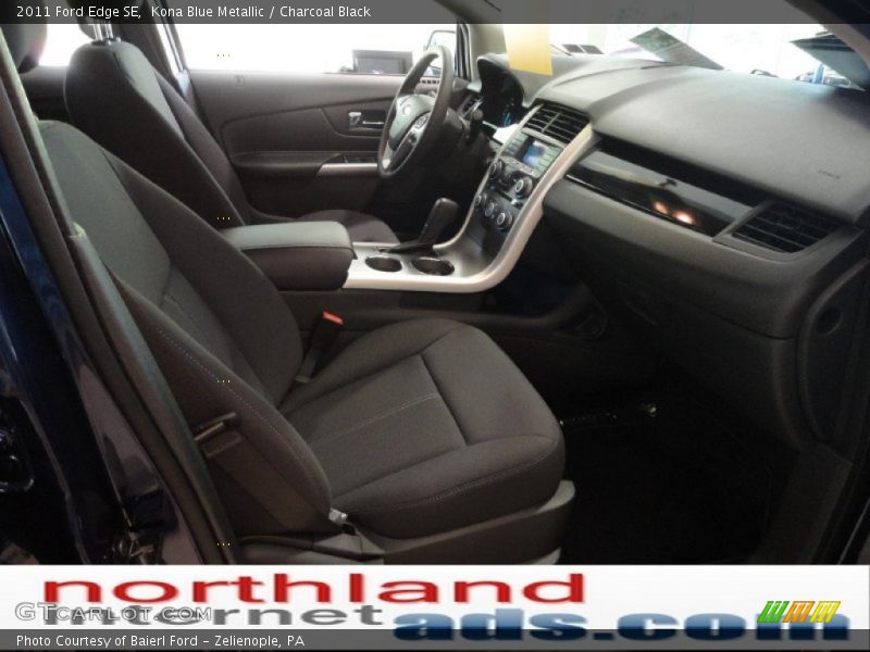 Kona Blue Metallic / Charcoal Black 2011 Ford Edge SE