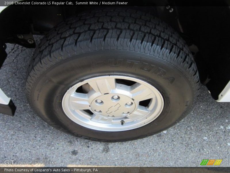 Summit White / Medium Pewter 2008 Chevrolet Colorado LS Regular Cab