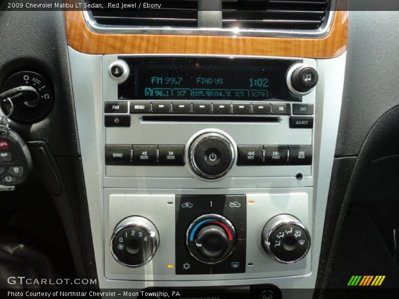 Red Jewel / Ebony 2009 Chevrolet Malibu LT Sedan