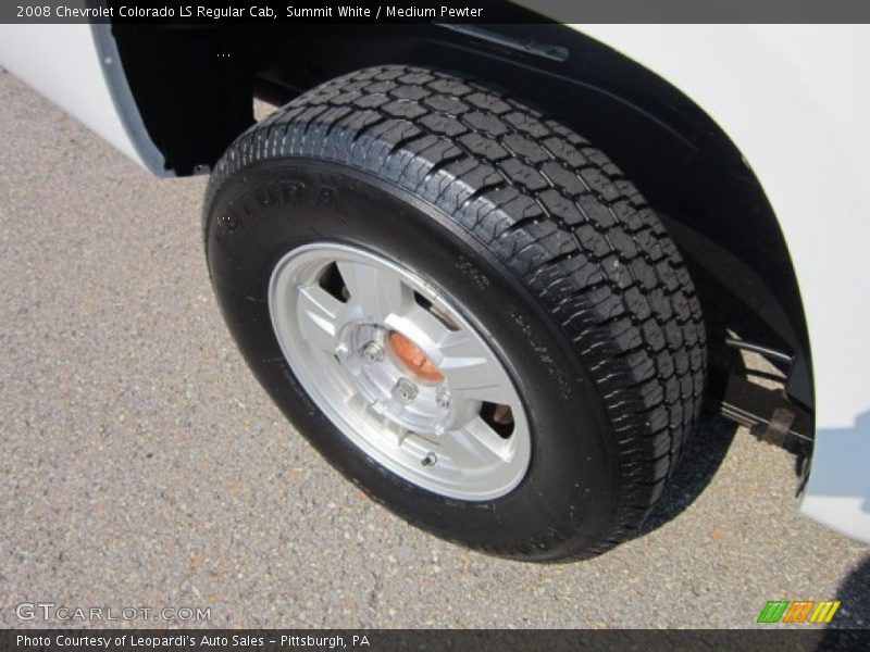 Summit White / Medium Pewter 2008 Chevrolet Colorado LS Regular Cab