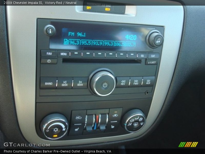 Victory Red / Neutral 2009 Chevrolet Impala SS