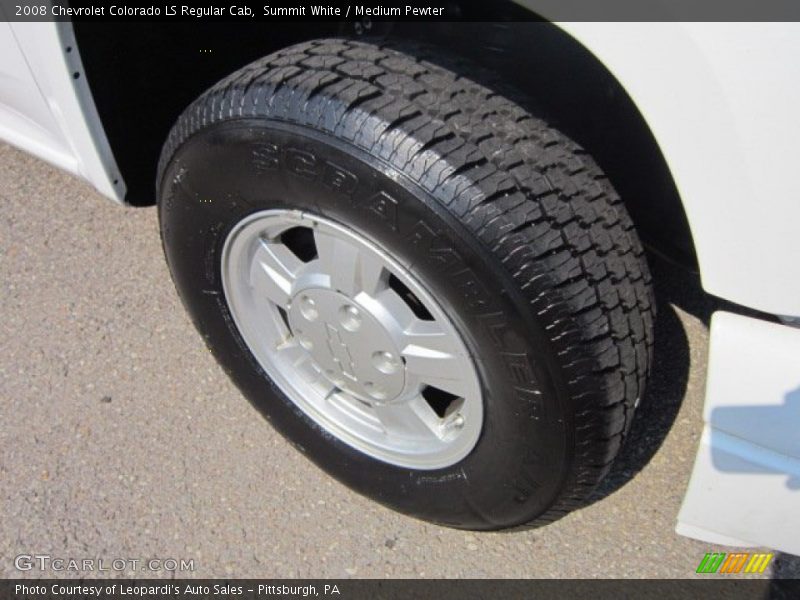 Summit White / Medium Pewter 2008 Chevrolet Colorado LS Regular Cab