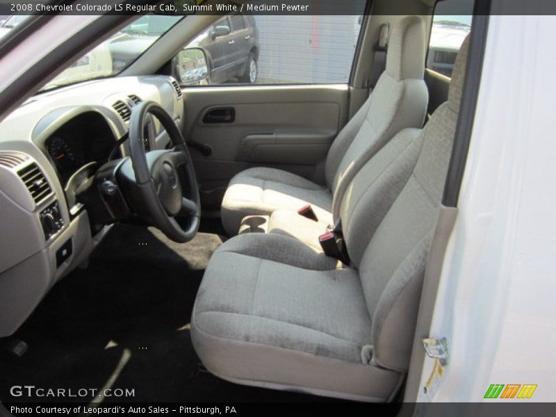Summit White / Medium Pewter 2008 Chevrolet Colorado LS Regular Cab