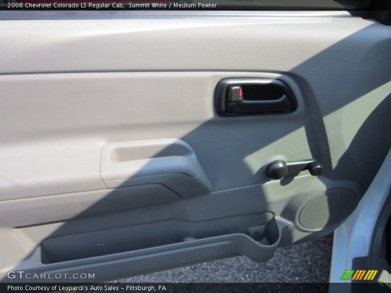 Summit White / Medium Pewter 2008 Chevrolet Colorado LS Regular Cab