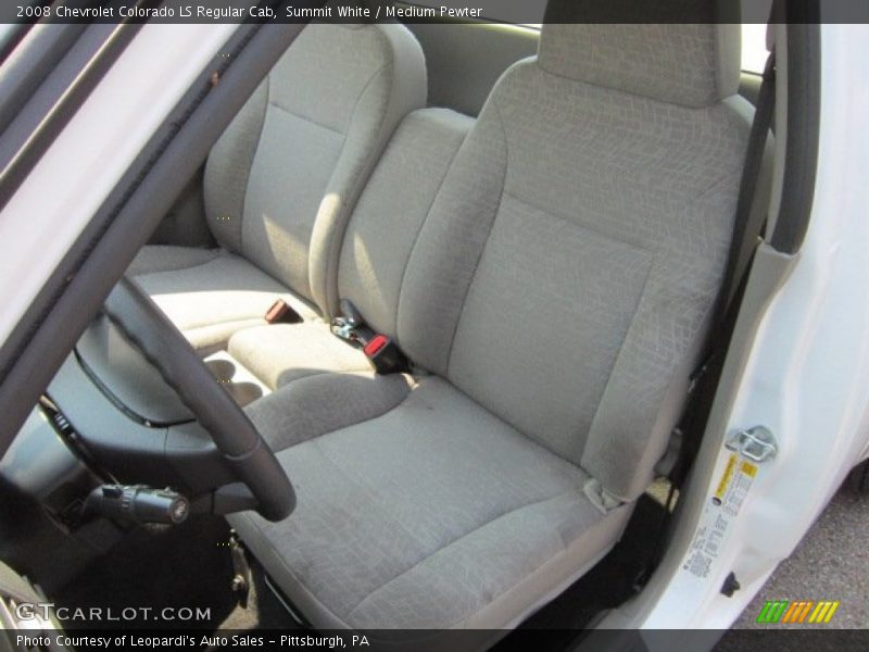 Summit White / Medium Pewter 2008 Chevrolet Colorado LS Regular Cab