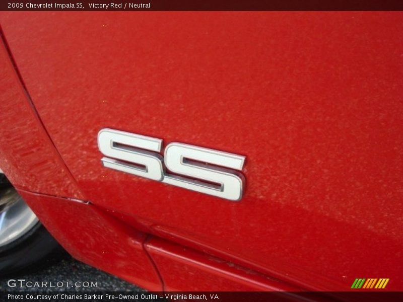 Victory Red / Neutral 2009 Chevrolet Impala SS
