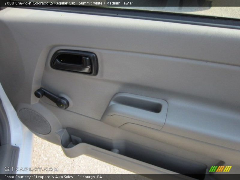 Summit White / Medium Pewter 2008 Chevrolet Colorado LS Regular Cab