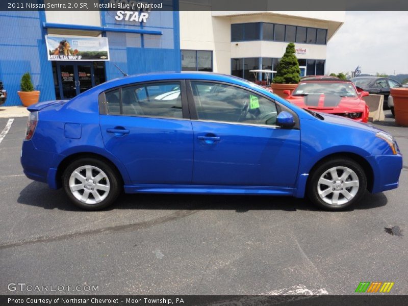 Metallic Blue / Charcoal 2011 Nissan Sentra 2.0 SR