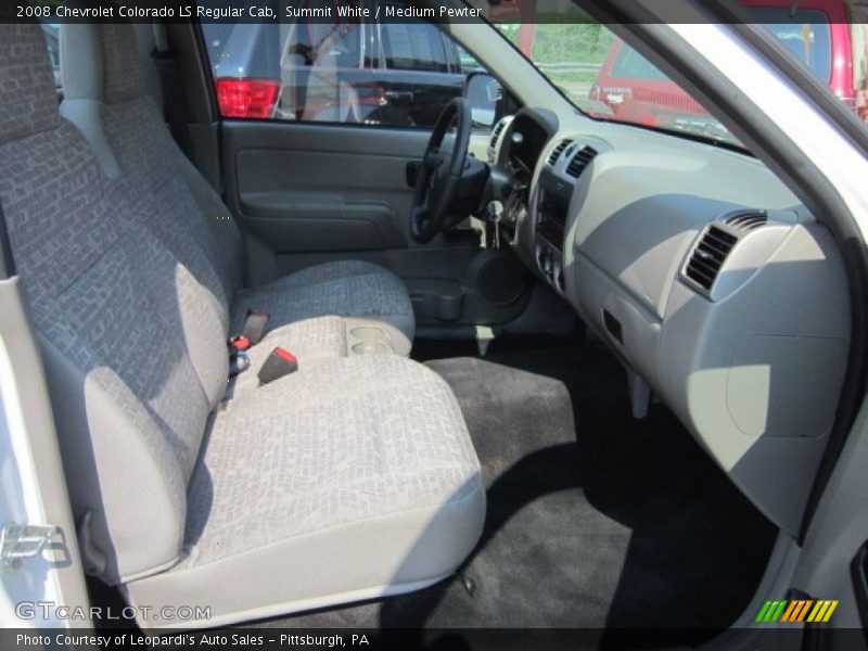 Summit White / Medium Pewter 2008 Chevrolet Colorado LS Regular Cab