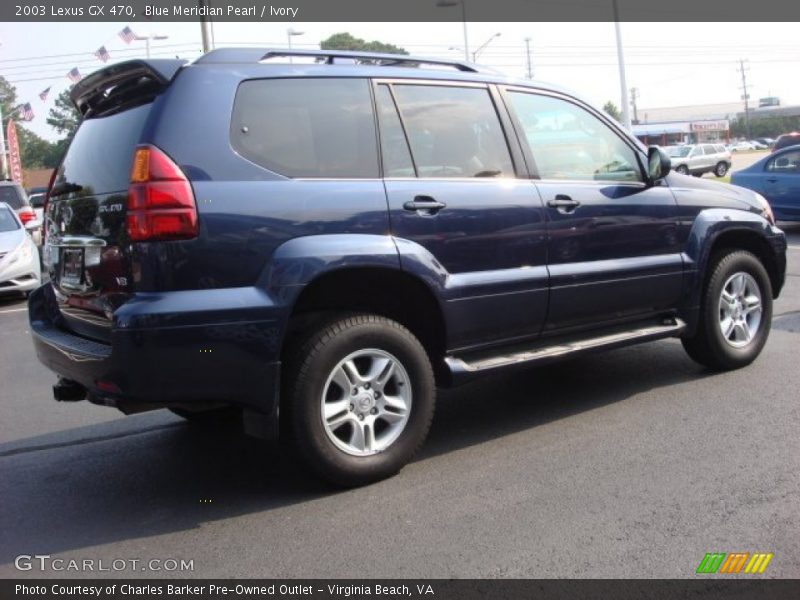 Blue Meridian Pearl / Ivory 2003 Lexus GX 470