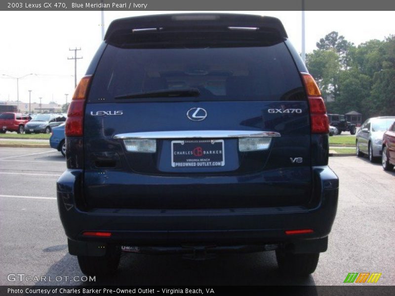 Blue Meridian Pearl / Ivory 2003 Lexus GX 470