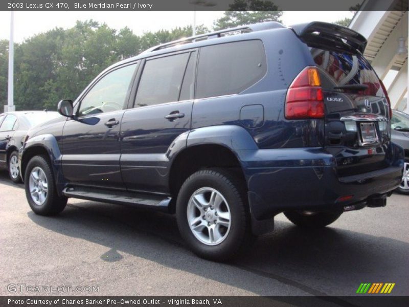 Blue Meridian Pearl / Ivory 2003 Lexus GX 470
