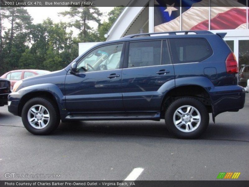 Blue Meridian Pearl / Ivory 2003 Lexus GX 470