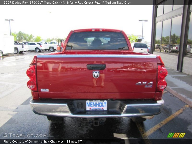 Inferno Red Crystal Pearl / Medium Slate Gray 2007 Dodge Ram 2500 SLT Mega Cab 4x4
