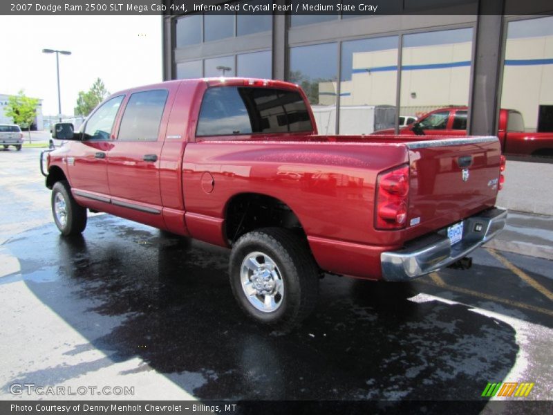 Inferno Red Crystal Pearl / Medium Slate Gray 2007 Dodge Ram 2500 SLT Mega Cab 4x4