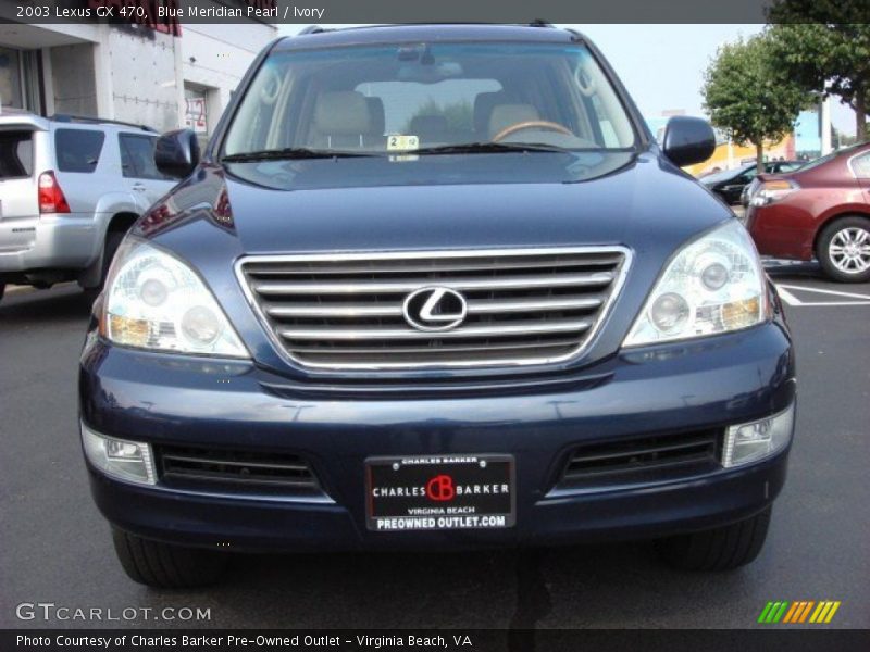Blue Meridian Pearl / Ivory 2003 Lexus GX 470