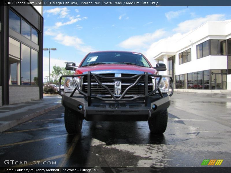 Inferno Red Crystal Pearl / Medium Slate Gray 2007 Dodge Ram 2500 SLT Mega Cab 4x4