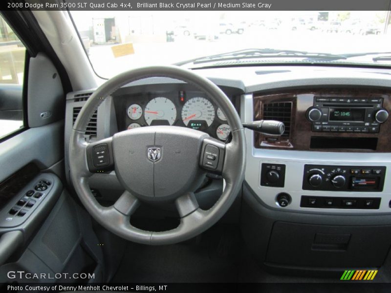 Dashboard of 2008 Ram 3500 SLT Quad Cab 4x4