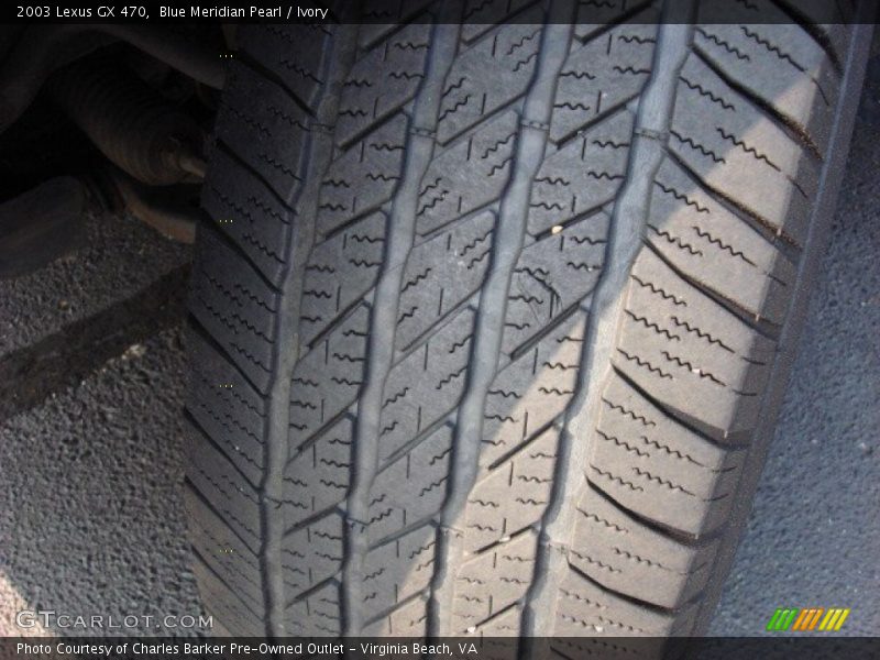 Blue Meridian Pearl / Ivory 2003 Lexus GX 470