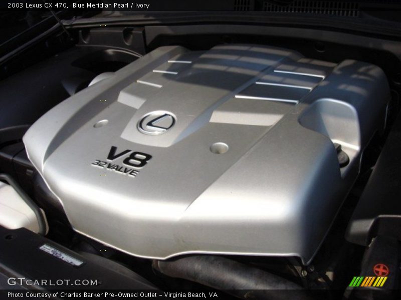Blue Meridian Pearl / Ivory 2003 Lexus GX 470