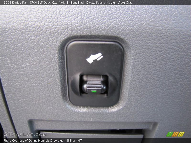 Brilliant Black Crystal Pearl / Medium Slate Gray 2008 Dodge Ram 3500 SLT Quad Cab 4x4