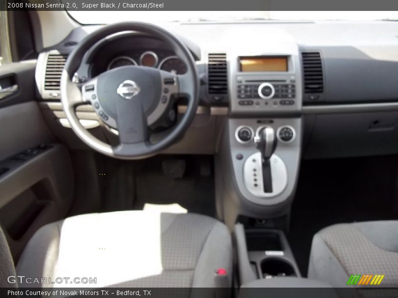 Super Black / Charcoal/Steel 2008 Nissan Sentra 2.0