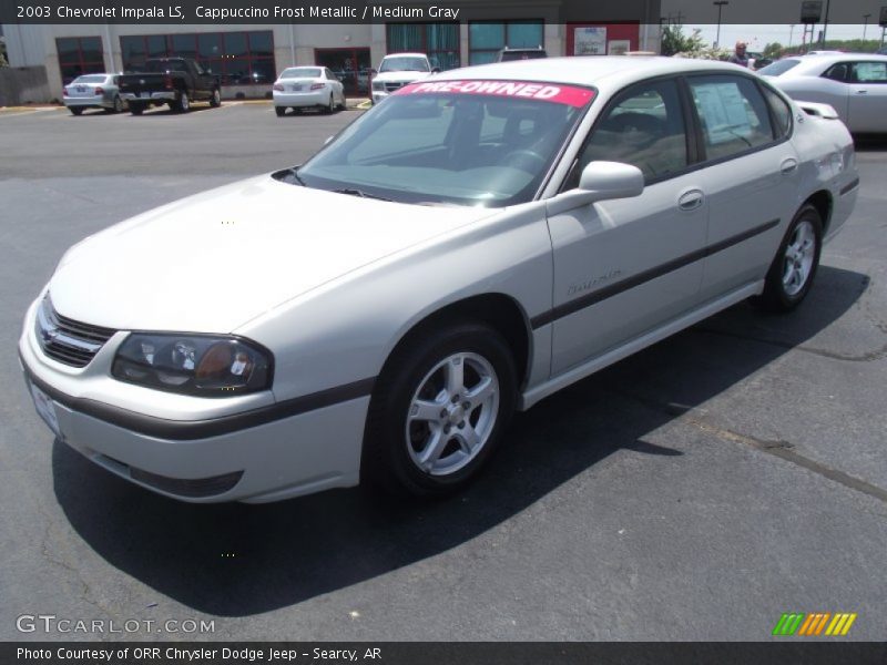 Cappuccino Frost Metallic / Medium Gray 2003 Chevrolet Impala LS