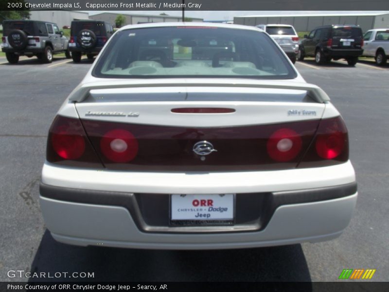 Cappuccino Frost Metallic / Medium Gray 2003 Chevrolet Impala LS