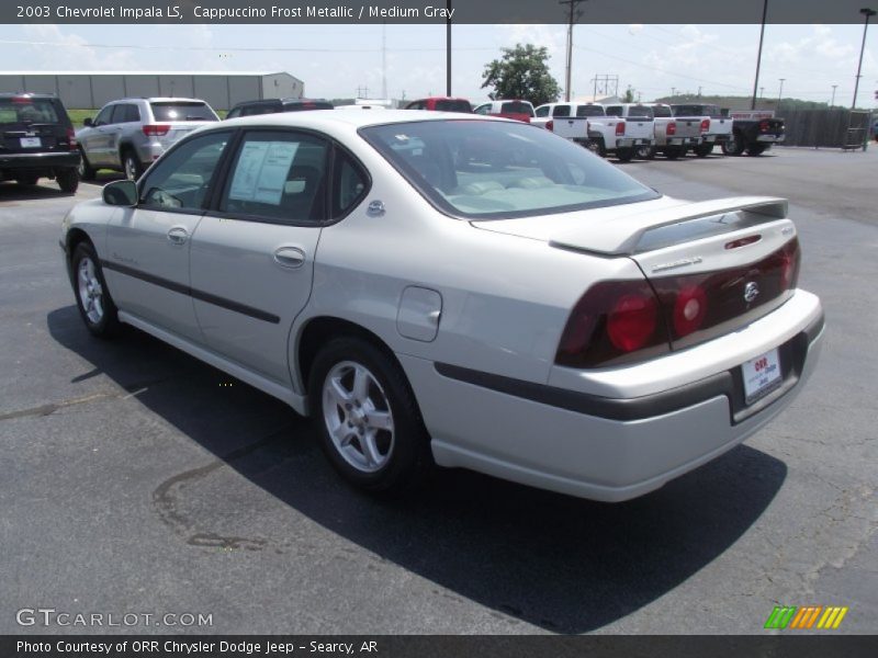 Cappuccino Frost Metallic / Medium Gray 2003 Chevrolet Impala LS