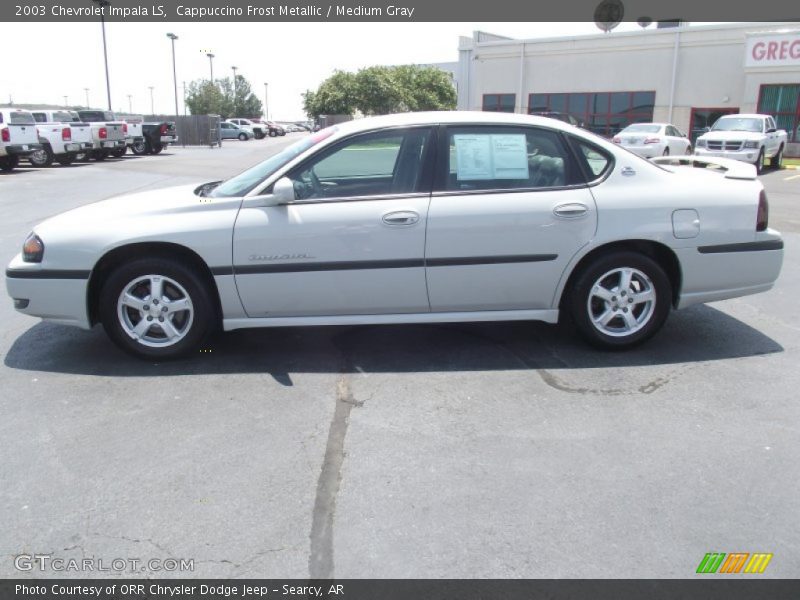 Cappuccino Frost Metallic / Medium Gray 2003 Chevrolet Impala LS