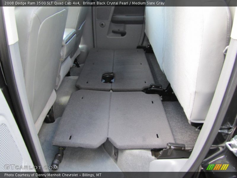 Brilliant Black Crystal Pearl / Medium Slate Gray 2008 Dodge Ram 3500 SLT Quad Cab 4x4