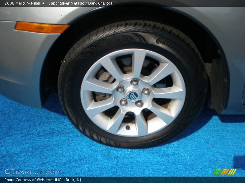 Vapor Silver Metallic / Dark Charcoal 2008 Mercury Milan I4