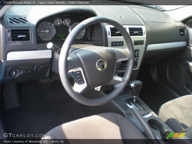 Vapor Silver Metallic / Dark Charcoal 2008 Mercury Milan I4