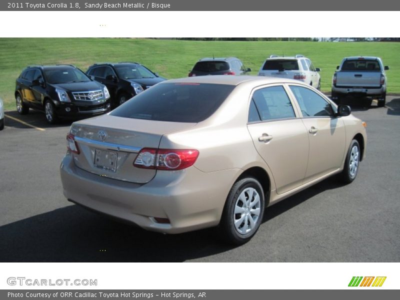 Sandy Beach Metallic / Bisque 2011 Toyota Corolla 1.8