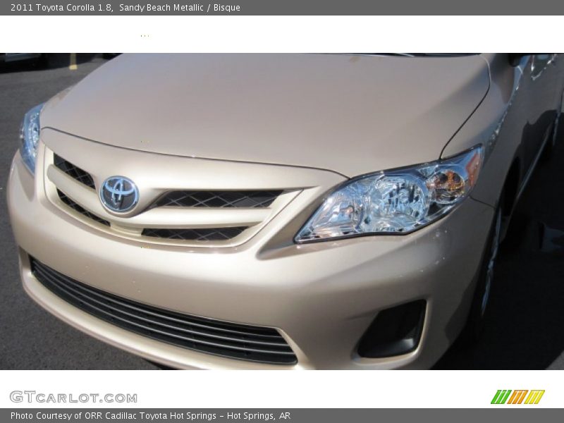 Sandy Beach Metallic / Bisque 2011 Toyota Corolla 1.8